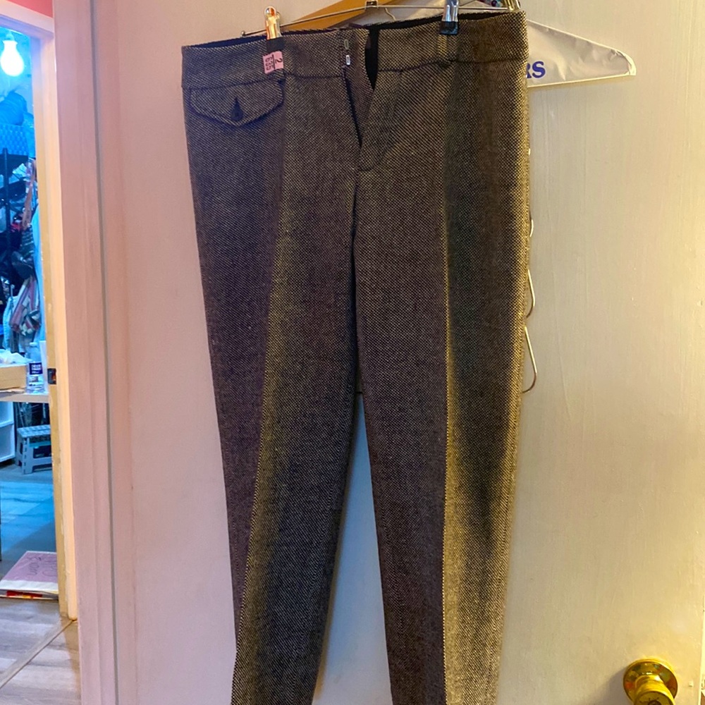 Release and let go wool pants